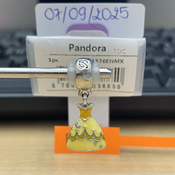Pandora Disney Belle Dress Dangle